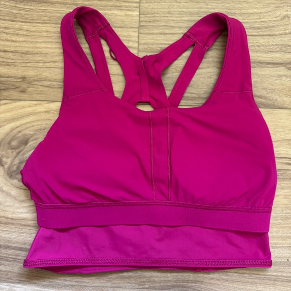 Lululemon Stash It Bra in Ripened Raspberry. - Picture 14 of 16